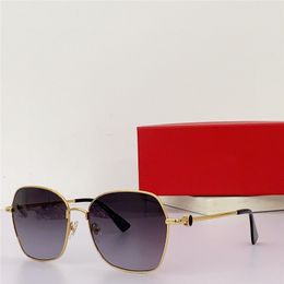 New fashion design butterfly sunglasses 0402S metal frame simple trendy style high-end outdoor uv400 protection glasses