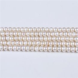 Beads Wholesale Price 8-9mm Button Flat Shape Loose Fresh Water Pearl