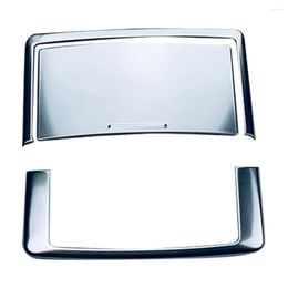 Interior Accessories Car Silver Stainless Steel Front Reading Light Lamp Cover Trim Sticker For 2023