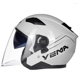 Motorcycle Helmets YY Electric Bicycle Helmet Unisex Four Seasons Battery Car Half