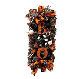 Other Event Party Supplies Halloween Swag Wreath Fall Wreath Front Door Hanging Ornament For Halloween Holiday Home Yard Decoration 230809