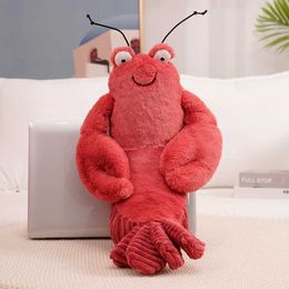 Stuffed Plush Animals New 22/60cm Funny Doll Intresting Simulation Sea Red Lobster Crab Stuffed Short Hair Plush Toy Birthday Gifts For Kids