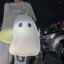 Backpack Korean Style Funny Ghost Student Fashion Large Capacity Backpacks Halloween School Bag Bookbag