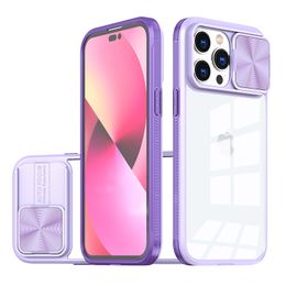 For iPhone 15 14 pro max iphone 13 12 11 Cell Phone Case Transparent Window Camera Protection Phone Cases