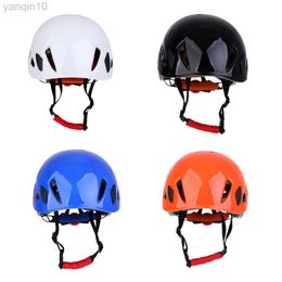 Rock Protection Pro Safety Helmet Hard Hat Head Protector Gear for Outdoor Rock Climbing Arborist Abseiling Aerial Work Rappelling HKD230810