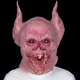 Scary Bat Monster Masks Horror Vampire Headgear Halloween Party Devil Horror Costume Props HKD230810