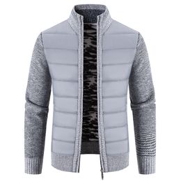 Men's Sweaters Men Winter Sweatercoats Cardigan Jackets Good Quality Male Stand up Collar Casual Cardigans Slim Fit Size 3XL 230810