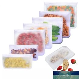 Classic Refrigerator Food Bag Reusable Vacuum Silicone Food Fresh Bag Sealer Milk Fruit Meat Storage Bags Organiser Bags 100pcs