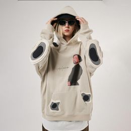 Men's Hoodies Sweater Fall And Winter Couples Brand Heavy Weight Plus Down Hoodie Jacket Retro American Loose