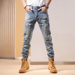 Men's Jeans AL40439 Fashion 2023 Runway Luxury European Design Party Style Clothing