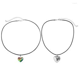 Chains Vintage Heart Shaped Pendant Necklace Choker Men Women Chocker Party Accessories Gift For Girl K3KF