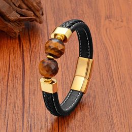 Charm Bracelets Tiger Eye Luxury Designer Jewellery Women Accessories Bracelet Natural Stone Items For Men Gift Friends