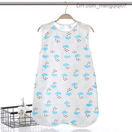 Pyjamas Baby Sleep Bag 0-6 Months Newborn Swaddle Removable Packaging Baby Sleep Bag Thin Sleeveless Summer Discharge Z230811