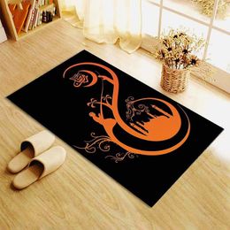 Carpets 2023 Doormat Living Room Carpet Bathroom Anti-skid Foot Mat Bedroom Doorway Floor Wholesale Grey