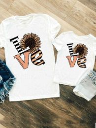 Family Matching Outfits Women Girls Boys Family Matching Outfits Kid Child Summer Love Letter Trend 90s Mom Mama Tshirt Tee T-shirt Clothes Clothing R230810