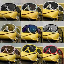 Designer Sunglasses Luxury Sunglass Wave Mask Trendy Sunglass For Men American Eyewear Leisure Letter Design Women Sun Glasses With Box
