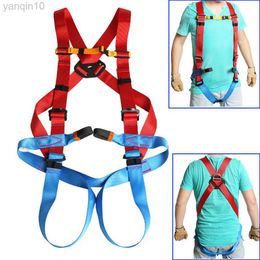 Rock Protection Rock Climbing Full Body Harness Working Safety Belt for Mountaineering Tree ClimbingSurvival Rappelling Equipment HKD230810