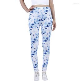 Women's Leggings VISNXGI Women High Waist Fitness Ladies Sexy Gym Sports Workout Push Up Female Tie-Dye Printing Elastic Skinny Bottom