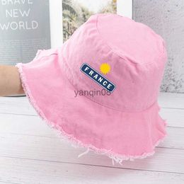 Wide Brim Hats Bucket Hats New French edge Bucket Hats Unisex Cotton Outdoor Summer Autumn Fisherman Adult Fishing Hat HKD230810