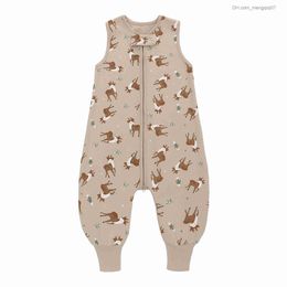 Pyjamas Baby Sleep Bag Baby Wearable Blanket 0.5 Tog Summer Cotton Print Tank Top Sleep Bag Baby Boys and Girls 2-5 Years Old Z230810