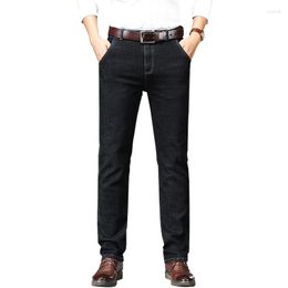 Men's Jeans Arrival Elasticity Men Business Cotton Fabric Autumn Classic Brand Straight Denim Pants For Male Casual Trousers Mens