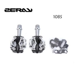 Bike Pedals ZP108S ZP109S Cycling Road MTB Clipless Pedal Selflocking SPD Compatible Parts 108s 230816