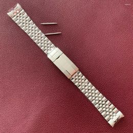 Watch Bands Strap Stainless Steel Five Baht Width 20mm Length 18.5mm Folding Buckle Accessories Modification