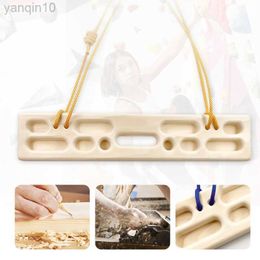 Rock Protection Climbing Board Multifunctional Hanging Wooden Finger Board Enhance Finger Strength Rock Climbing Lever Pull-Up Training HKD230810