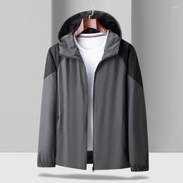 Men's Jackets Jacket 2023 Autumn Casual Hooded Windproof High Quality Soft Breathable For Men
