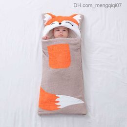 Pajamas Baby sleeping bag thick cotton cute cardboard box design 0-1 year baby sleeping bag Z230811