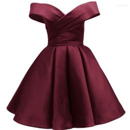 Party Dresses Off Shoulder Short Homecoming A Line Appliques Girls Junior Formal Graduation Mini Cocktail Prom Gowns