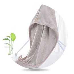 Autogood Towel Women Magic Hair Drying Hat Microfibre Quick Dry Turban For Bath Shower Pool Female Soild Colour Soft Hats237L