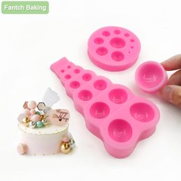 Baking Moulds Round Hemisphere Pearls Ball Silicone Fondant Chocolate Mould Cake DIY Kitchen Cooking Decorating Tools Soap Resin Mould 230809