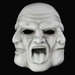 Halloween Game Payday 2 Three-Faced Man Cosplay Resin Mask Punk Horror Funny Props Toys Masquerade Accessories Masks Gifts New HKD230823