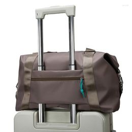 Duffel Bags Waterproof Oxford Handbag Women Travel Multifunction Shoulder Bag Female Crossbody Ladies Tote Light Fitness Luggage