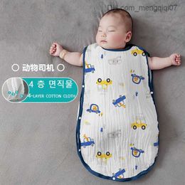 Pyjamas New Summers Newborn Baby Sleep Safety Bag Sleeveless Baby Newborn Supplies Baby Pyjamas Bodysuit Baby Clothing Z230811