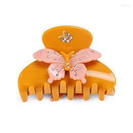 Hair Clips Beauty Butterfly Jewelry Ornament Accessory For Women Girls Fine Claw - Holder Tiara Office Career Prom