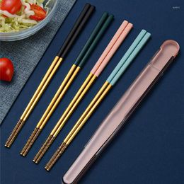 Chopsticks 304 Convenient Extraction Portable Thickened Steel Household Products Stainless