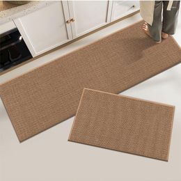 Carpets Fabric Kitchen Floor Mat Non-slip Area Rugs Bedroom Decor Carpet Wash Free And Dirt Resistant