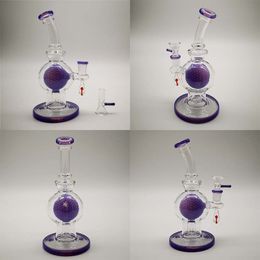 Unique Ball Style Glass Bong Hookah Showerhead Perc 4mm Thick Water Pipes Oil Rigs Dab Rig 7.8 Inch Smoking Accessories Bongs With 14mm female Joint