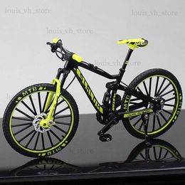 1 10 Mini Alloy Bicycle Model Diecast Metal Finger Racing Mountain Bike Folded Cycling Ornaments Collection Toys For ldren T230810