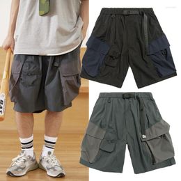 Men's Shorts Summer Outdoor Functional Japanese City Boy Trendy Brand Loose Casual Large Pocket Capris