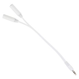 3.5MM 1 Male to 2 Female Splitter Audio Cable Earphone Aux Cord Line For Phone Headphone MP3