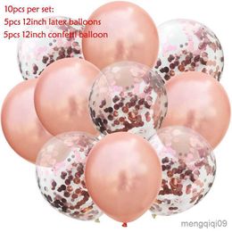 Decoration Glitter Confetti Balloons Wedding Decoration Baby Shower Birthday Decor Clear Air Balloons R230811