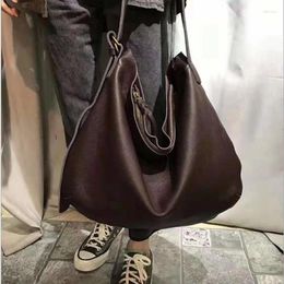 Evening Bags Genuine Leather Luxury Handbag Designer Large Hobos Bag Solid Color Women Tote Big Casual Shoulder For