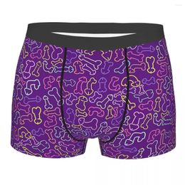 Underpants PASTEL PATTERN MASK Penis Cock Cotton Panties Man Underwear Comfortable Shorts Boxer Briefs