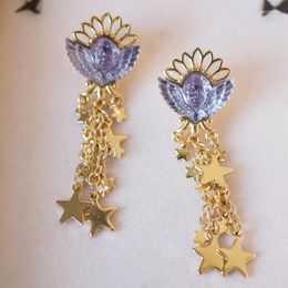 Stud Earrings Timeless Wonder Resin Angel Star Tassel For Women Designer Jewelry Party Ins Sweet Trendy Top Gift Mix Cute 4562