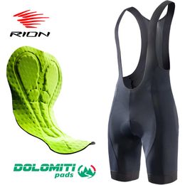 Cycling Bib Shorts RION Cycling Bib Shorts Men Culotte Ciclismo Hombre Elastic Interface MTB Mountain Bike Tights GEL Pad Shorts Breathable 230811