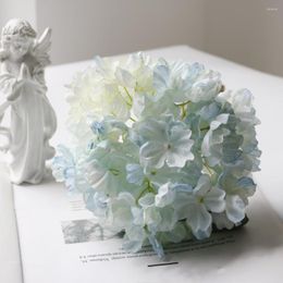 Decorative Flowers 1 Branch Simulation Hydrangea Non-Withered Artificial Flower DIY Wedding Bridal Hand Bouquet