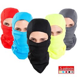 Whole 5 Colours Bicycle Face Mask Thermal Protection Windproof Breathable Lightweight Cycling Warmer Hood for Outdoor Sports